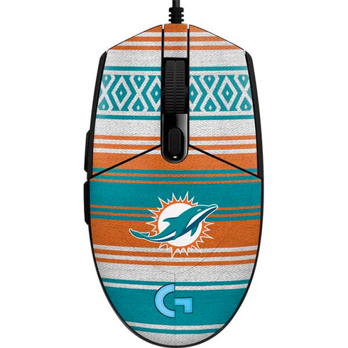 NFL Miami Dolphins Trailblazer G203 Prodigy RGB Wired Gaming Mouse Skin